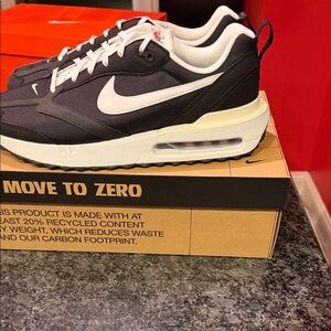 Nike Air Max Dawn Black and Summit White